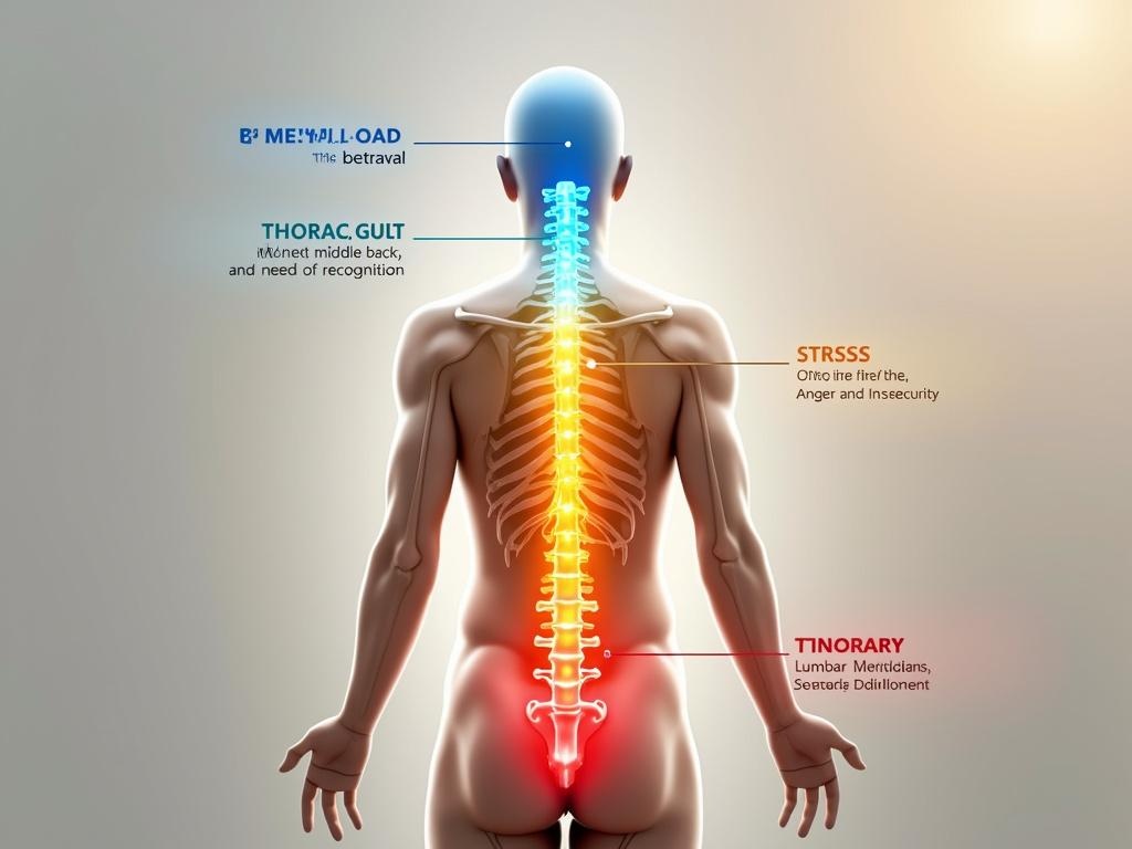 carte émotionnelle du dos