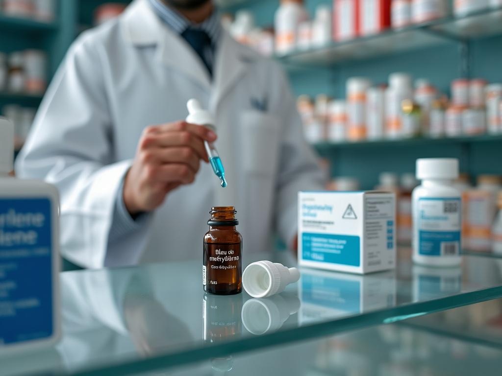 bleu de méthylène pharmacie