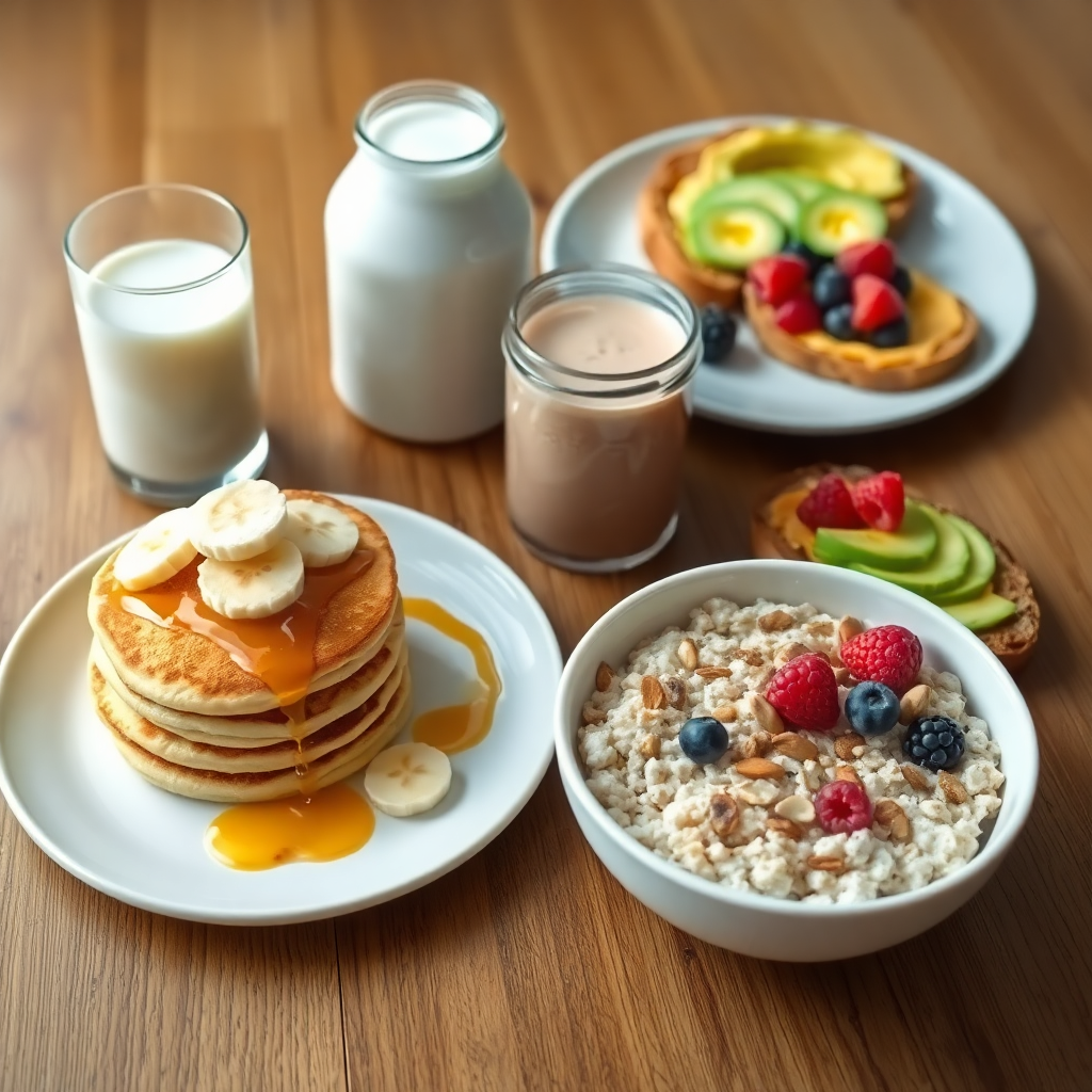 petit déjeuner prise de masse
