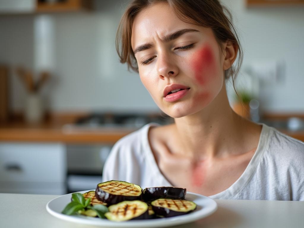 reconnaître une allergie aux aubergines