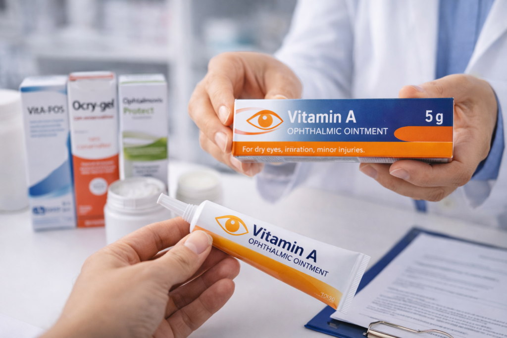Pommade ophtalmique vitamine A avis et alternatives efficaces