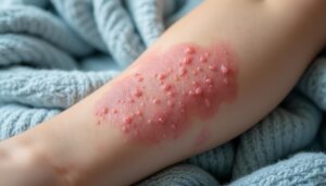 découvrez comment identifier les symptômes visibles d'une allergie liée aux boutons causés par la lessive grâce à notre guide illustré.