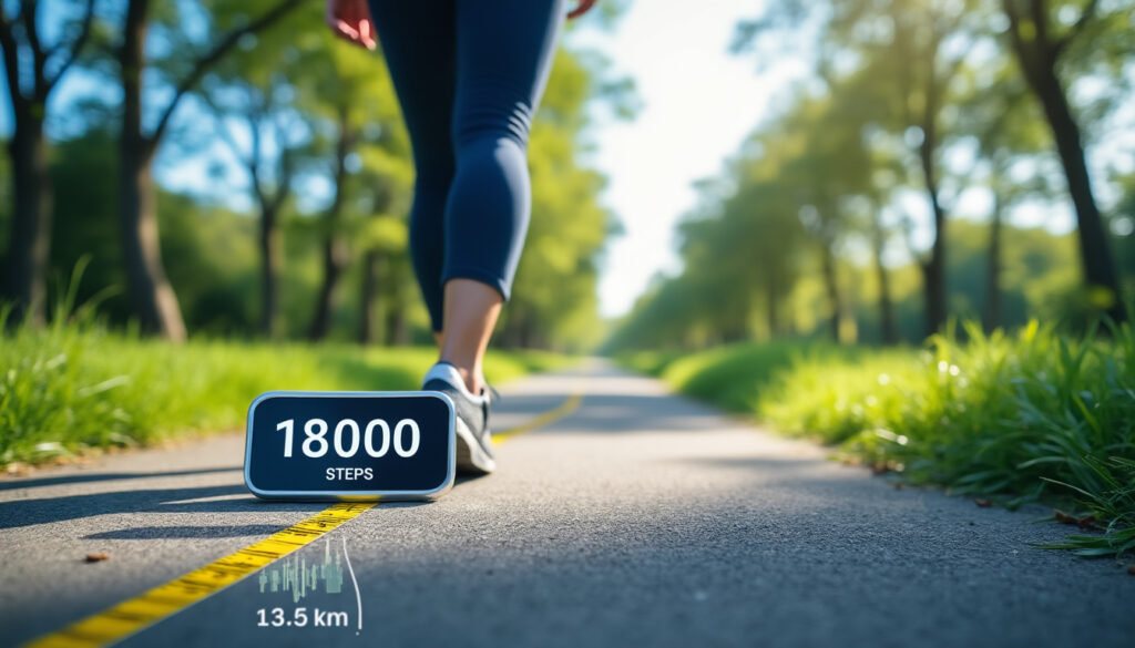 découvrez combien de kilomètres correspondent à 18 000 pas, avec des équivalences précises et la distance moyenne pour mieux suivre vos activités.