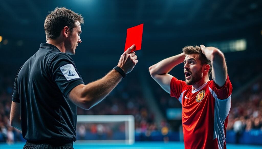 découvrez tout sur le carton rouge au handball : règles, sanctions appliquées et conséquences importantes pour les joueurs et les équipes.